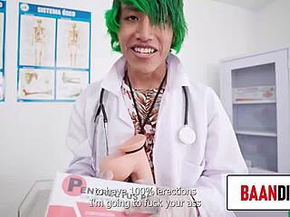 dr anal rescues greta's slutty ass from stuck dildo