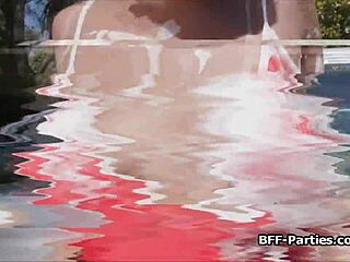 Three sluts at car wash party ready for foursome sex?