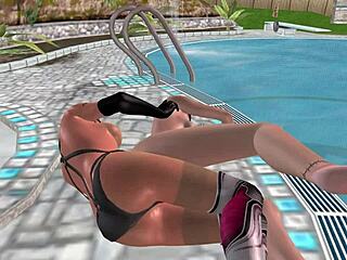 Animated 3D Lesbian Sex in Spoon Position. Cute Girls Get Naughty in Hot Cartoon Action!