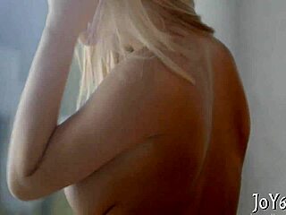 A concupiscent teen fills her puffy pussy with toys and fingers herself wet