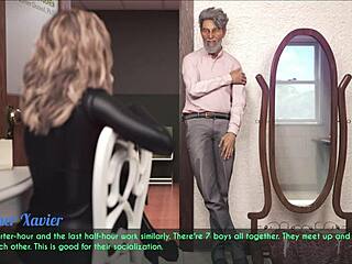 A wife and stepmother, mother in law in hentai cartoon anime 126.