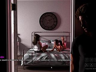 Hey, check this out! Life in Santa County Part 4 gameplay with naked cartoon action in bathroom.