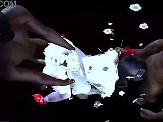 Two Bbc Fuck Bigboobs Chick - 3d Animation 244