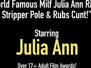 Julia Ann Rides Stripper Pole