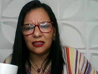 boyfriend's girlfriend and his good mother share erotic moments