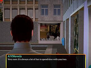 A walkthrough of the erotic game My new family 315