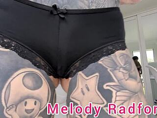 Black And Red Lingerie Try On Haul Closeup With Melody Radford