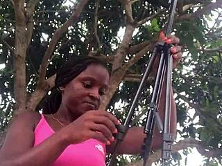 Crazybitch loves unboxing packages in sexy outfits in front of strangers.