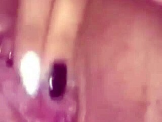 Is this hot wife masturbating with toys to tease her husband?