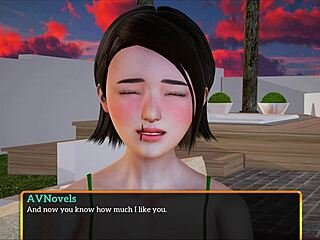 A walkthrough of the erotic game My new family 315