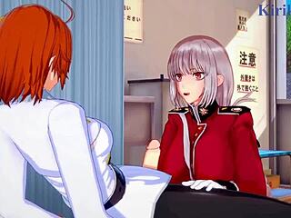 Florence Nightingale, Meltryllis, Gudako in Wild Futanari Clash
