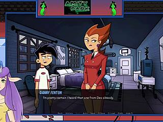 Danny Phantom Talks To Spectra In Amity Park