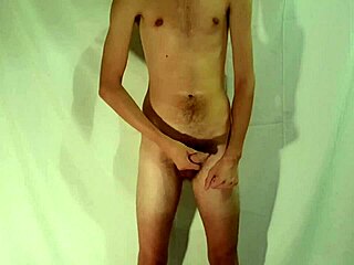 joe nuts jerks big cock after watching gay porn