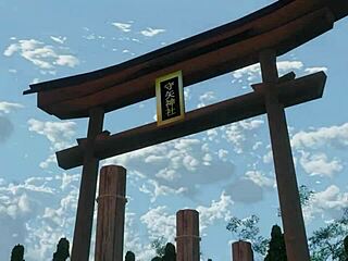 Sanae performs titjob on cock in hentai