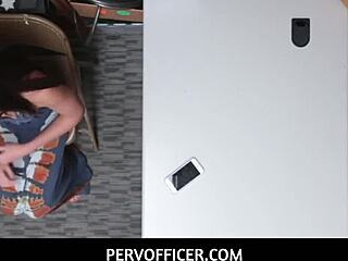 Pervofficer: Burglar gets what he deserves in this hot video