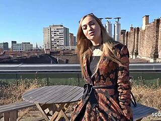 German Scout Convinces Teen Liza for Anal Cash Deal