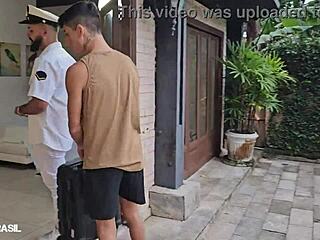 Capitao Dominates with Big Cock in Wild Gay Twink Action. Blowjob and Big Ass Get Pounded Hard!
