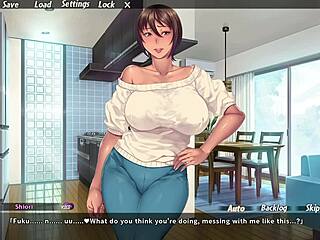 Caught fapping to step mom's friend in kitchen drama