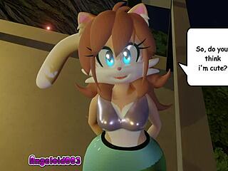 Ночь дикого удовольствия вора с Ангелоид003 в 3D мультике