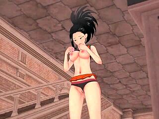 Check out super sexy Momo Yaoyorozu in wild 3D hentai action!