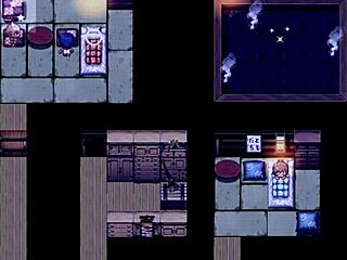 Tanned Girl Natsuki Hentai Game Ep 37 Handjob With A Married Man In The Bathroom