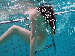 Liza Bubarek Sizzles as Wet Underwater Mermaid