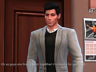 3D adult animation of forbidden love between a man and his mother’s girlfriend