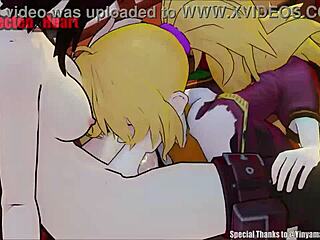 Yang deepthroats Ruby in hot hentai loop