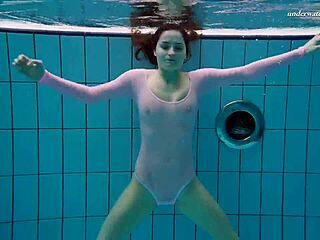 Liza Bubarek Sizzles as Wet Underwater Mermaid