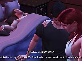 3D adult animation of forbidden love between a man and his mother’s girlfriend