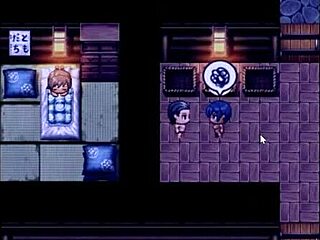 Tanned Girl Natsuki Hentai Game Ep 37 Handjob With A Married Man In The Bathroom