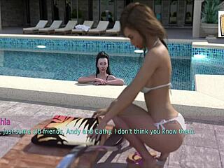 I can't resist my wife and stepmother's naughty games at 34