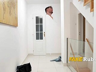 สาวหุ่นอวบอกใหญ่ซ้อมหนักที่ยิมแบบลึกลับ