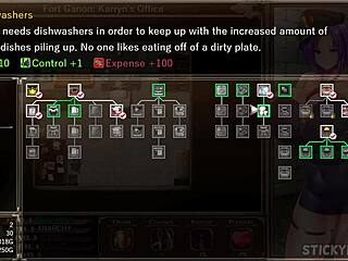 white prison guard tries bbc in karryn's prison and gets pounded hard in hentai game part 3