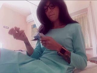 smokin sexy hot babe in private sensual reality fetish dress