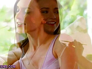 Spex Teen Les Licking Skinny Petite Body