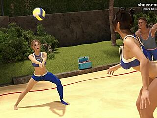 Дрочу грудастой красотке в душе общественного колледжа