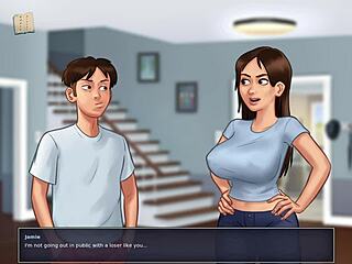 The erotic walkthrough of the visual novel Summertime Saga Chapter 50