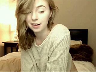 릴렉시 아마추어 소녀, 웹캠 쇼에서 라이브 자위