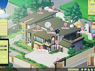 Harem game continues with big blonde's night ride