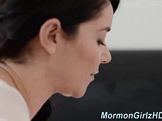Hey dude, watch this Mormon slut get pounded hard tonight