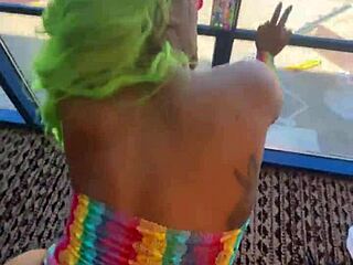 can moee baby twerk that ass forever with gibby the clown in wild hentai style?