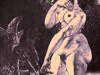 Vintage Erotic Drawings From Retro Comic Cartoon Anime Hentai Collection