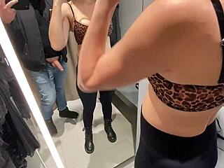 I Asked The Store Clerk For A Blowjob In Fitting Room. Amateur Milf Slut Delivers!