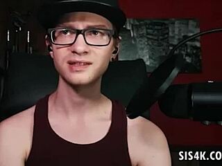 Gabbie Carter Masturbates To Her Stepbro On Webcam!