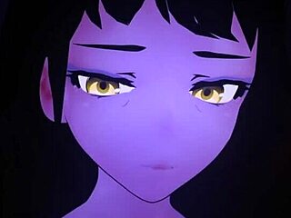 clipping your v-card with rwby blender porn fun