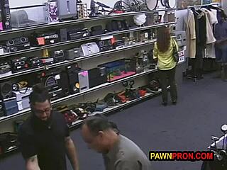 Holy cow! Busty nerd banged hard for student loan!