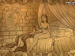 Virgin innocent girl experiences first handjob in cartoon anime part 19