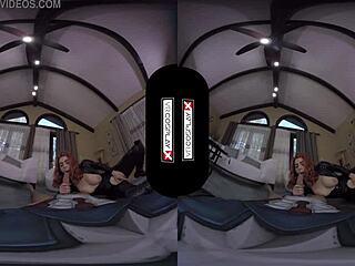 Does Black Widow ride your cock in VRcosplayx?