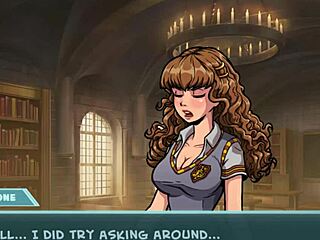 i luv this hogwarts blowjb scene in akaburs chanel, the blond with big tits gives a facial